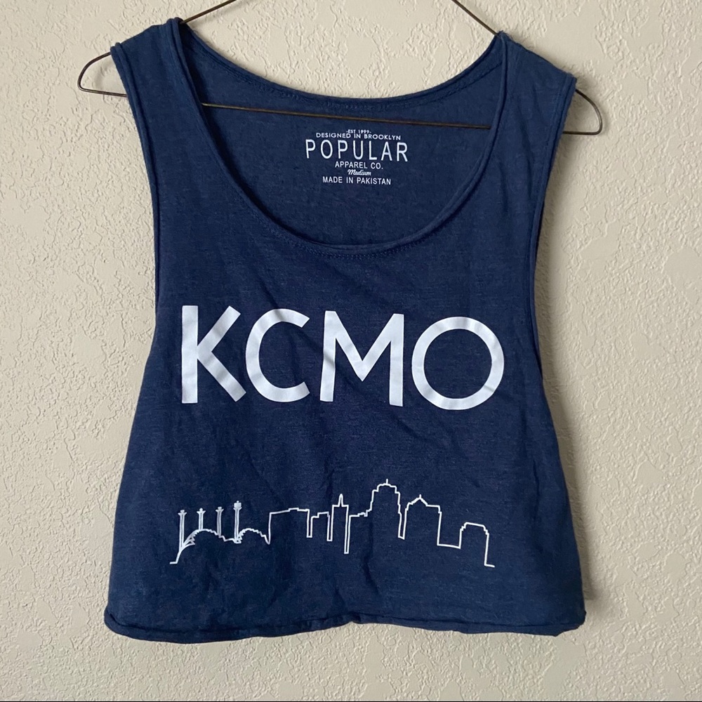KCMO crop tank top